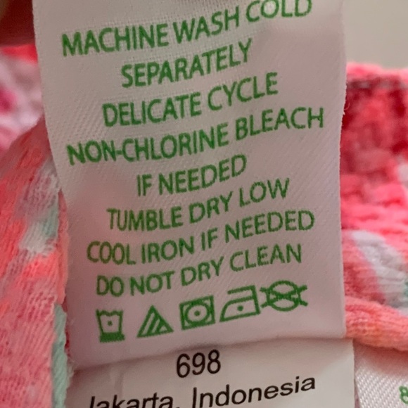 NWOT Lilly Pulitzer Poolside Blue Love Birds Knit Floral Print Alycia Shorts - Picture 12 of 12